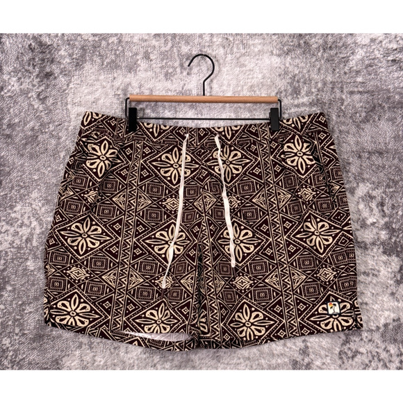 Marine Layer Archive Swim Trunks XXL Mens Floral Print Drawstring Swimwear 7" - Picture 1 of 7